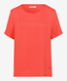 Orange,Women,Blouses,Style VILMA,Stand-alone front view