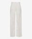 Offwhite,Women,Pants,RELAXED,Style MAINE,Stand-alone front view