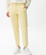 Cool yellow,Women,Pants,SLIM,Style MARON,Front view
