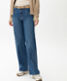 Used dark blue,Women,Jeans,Style MAINE,Front view
