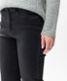 Used dark grey,Women,Jeans,FEMININE,Style CAROLA,Detail 2