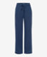 Indigo,Women,Pants,RELAXED,Style FARINA,Stand-alone front view