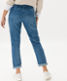 Used stone blue destroy repair,Women,Jeans,RELAXED,Style MERRIT S,Rear view