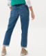 Used regular blue,Women,Jeans,RELAXED,Style MERRIT S,Rear view