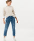 Used stone blue destroy repair,Women,Jeans,RELAXED,Style MERRIT S,Outfit view