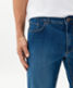 Mid blue used,Men,Jeans,REGULAR,Style COOPER,Detail 2