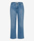 Slightly used light blue,Women,Jeans,RELAXED,Style MAINE S,Stand-alone front view