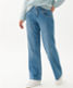 Slightly used light blue,Women,Jeans,RELAXED,Style MAINE,Front view