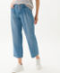 Slightly used light blue,Women,Jeans,RELAXED,Style MAINE S,Front view