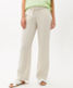 Light beige,Women,Pants,RELAXED,Style FARINA,Front view