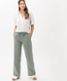 Matcha,Women,Pants,RELAXED,Style FARINA,Outfit view