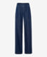 Clean dark blue,Women,Pants,WIDE LEG,Style MAINE,Stand-alone front view