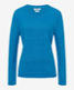 Sky blue,Women,Knitwear | Sweatshirts,Style LESLEY,Stand-alone front view