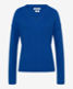 Electric blue,Women,Knitwear | Sweatshirts,Style LANA,Stand-alone front view