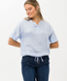 Soft blue,Women,Shirts | Polos,Style CILA,Front view