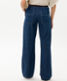 Clean dark blue,Women,Pants,RELAXED,Style MAINE,Rear view