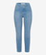Used bleached blue,Women,Jeans,FEMININE,Style CARO S,Stand-alone front view