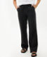Black,Women,Pants,RELAXED,Style FARINA,Front view