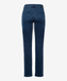 Used regular blue,Women,Jeans,FEMININE,Style CAROLA,Stand-alone rear view