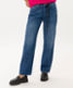 Used stone blue,Women,Jeans,STRAIGHT,Style MADISON,Front view