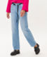 Used light blue,Women,Jeans,STRAIGHT,Style MADISON,Front view