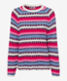 Magenta,Women,Knitwear | Sweatshirts,Style LIZ,Stand-alone front view