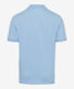Smooth blue,Men,T-shirts | Polos,Style PETE U,Stand-alone rear view