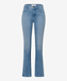 Used bleached blue,Women,Jeans,REGULAR BOOTCUT,Style MARY,Stand-alone front view