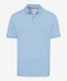 Smooth blue,Men,T-shirts | Polos,Style PETE U,Stand-alone front view