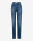 Used regular blue,Women,Jeans,FEMININE,Style CAROLA,Stand-alone front view