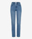Regular blue,Women,Jeans,FEMININE,Style CAROLA,Stand-alone front view