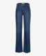 Used mid blue,Women,Jeans,WIDE LEG,Style MAINE,Stand-alone front view