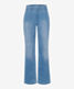 Used bleached blue,Women,Pants,WIDE LEG,Style MAINE,Stand-alone front view