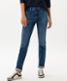 Used regular blue,Women,Jeans,FEMININE,Style CAROLA,Front view