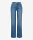 Used light blue,Women,Jeans,WIDE LEG,Style MAINE,Stand-alone front view