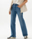 Used light blue,Women,Jeans,WIDE LEG,Style MAINE,Front view