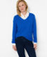 Electric blue,Women,Knitwear | Sweatshirts,Style LANA,Front view