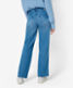 Used stone blue,Women,Jeans,WIDE LEG,Style MAINE,Rear view
