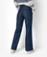 Clean dark blue,Women,Jeans,WIDE LEG,Style MAINE,Rear view