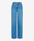 Used sky blue,Women,Jeans,WIDE LEG,Style MAINE,Stand-alone front view