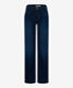 Used dark blue,Women,Jeans,WIDE LEG,Style MAINE,Stand-alone front view