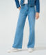 Used sky blue,Women,Jeans,WIDE LEG,Style MAINE,Front view