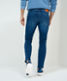 Worn blue used,Men,Jeans,SLIM,Style CHRIS,Rear view