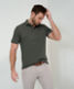 Pale olive,Men,T-shirts | Polos,Style PICO,Front view