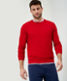 Signal red,Men,Knitwear | Sweatshirts,Style RICK,Front view