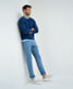 Dusty blue,Men,Pants,REGULAR,Style COOPER,Outfit view