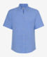 Smooth blue,Men,Shirts,STYLE DAN C,Stand-alone front view