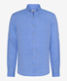 Smooth blue,Men,Shirts,Style DIRK,Stand-alone front view