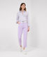 Pale lilac,Women,Pants,REGULAR,Style MARA S,Outfit view