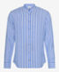 Smooth blue,Men,Shirts,Style LARS,Stand-alone front view